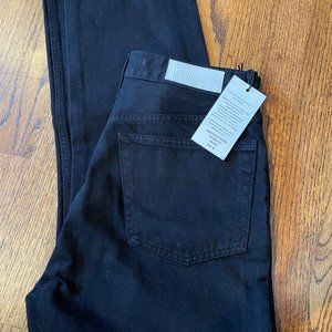 RE/DONE High rise stove pipe, black. NWT